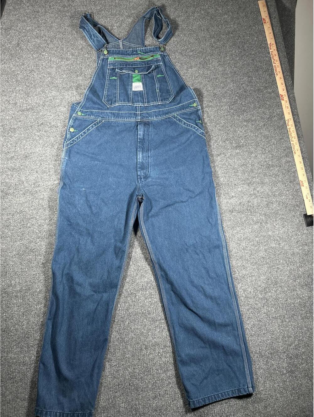 Liberty Overalls Denim Blue Workwear Style
